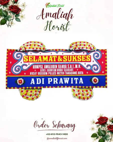 Papan Bunga Ucapan Selamat Kawunganten